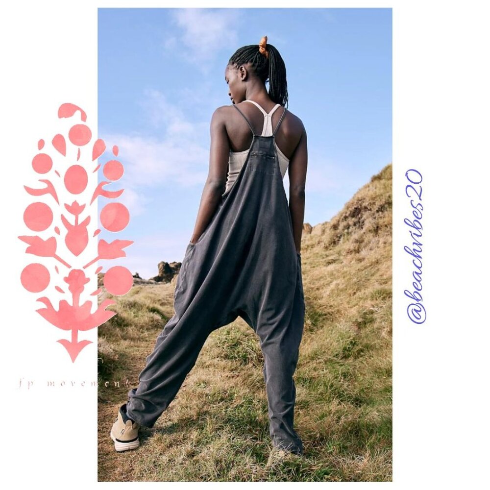 FP MOVEMENT BY FREE PEOPLE Hot Shot Onesie Washed Black M NWT FP-200 - Picture 3 of 10